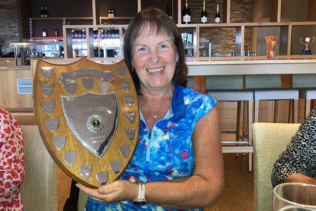 Jill Pottle with Specialist Shield