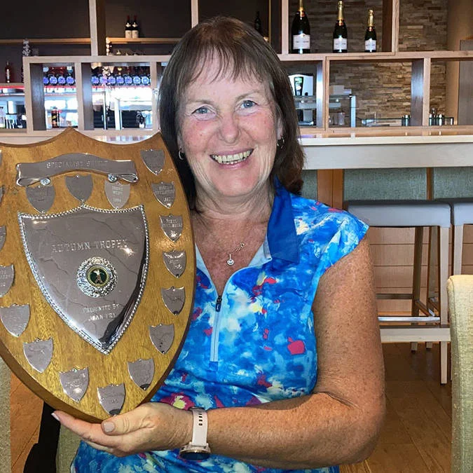 Jill Pottle with Specialist Shield